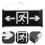 Lampe D'urgence Noire Plastic Pour Lieux Publics 5