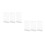 6Pièces Porte-Menu Polyvalent Transparent En Double Face 6