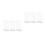 6Pièces Porte-Menu Polyvalent Transparent En Double Face 7