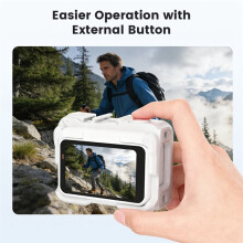 AMAGISN Plastic Camera Rabbit Cage Expansion Frame Protective Shell Cage for Go Ultra Camera Protection Light Gray