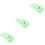 3Pièces Tissu Protection Clavier Piano Vert Clair Polyester Durable 7