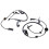 4pcs ABS Wheel Speed Sensor 5105572AA 5105573AA 5105064AA 5105065AB for  Compass   Caliber 3