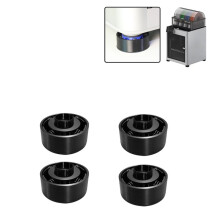 For P1P/P1S Upgrade Shockproof Feet Anti-Slip Anti-Shock Quad-Spring Foot Pad Accessories Black