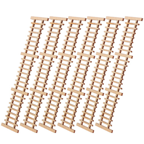 30Pièces Clôture Décorative Miniature En Bois Pour Modèles 1