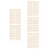 30Pièces Clôture Décorative Miniature En Bois Pour Modèles 8