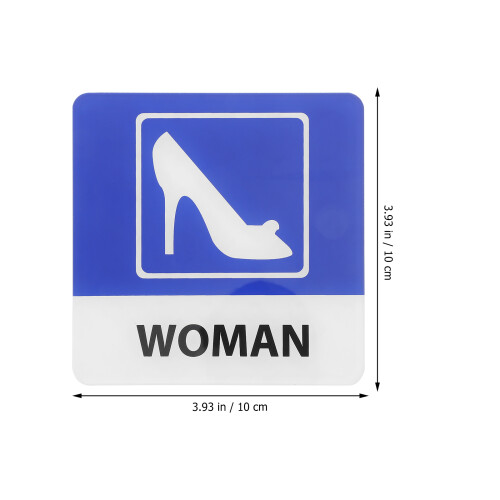 2Pièces Plaques Bleu Pour Bureaux Lieux Publics 1