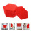 10Pièces Tapis Feutre Rouge Tableau Décorations Murale Hexagone 11