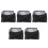 5Pièces Couvre Projecteur Polyester Noir Usage Domestique 7