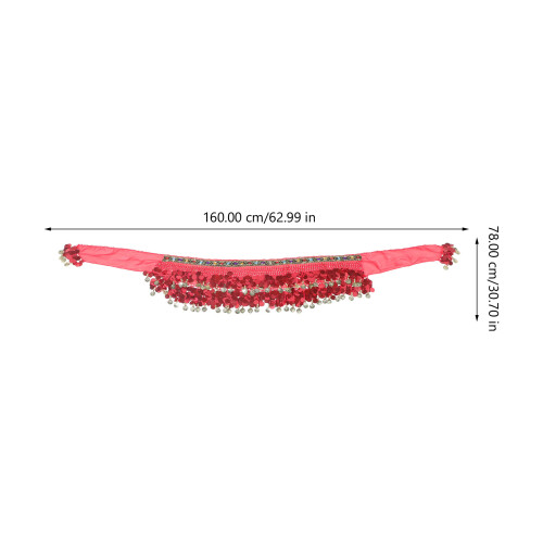 Ceinture De Hanche En Chiffon À Sequins 1