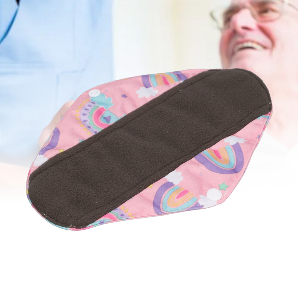 5pcs Reusable Bamboo Charcoal Cloth Menstrual Pads 18x25cm Waterproof