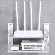 Non-Punch TV Set-Top Box Shelf Space Aluminum Router Supporter Storage Box Shelf Wall Projector Wall-Mounted Box Shelf
