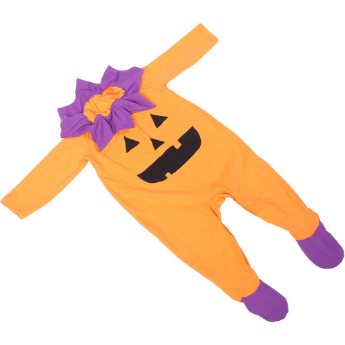 5Pièces Combinaisons Halloween Orange Bébé Confortables Pour 1