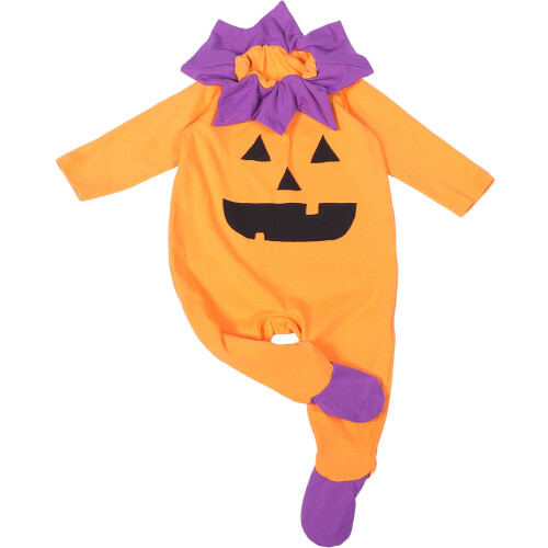 5Pièces Combinaisons Halloween Orange Bébé Confortables Pour 2