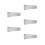 5Pièces Rangement Escalier Pliable Multiusage Gris 420D Oxford 5