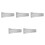 5Pièces Rangement Escalier Pliable Multiusage Gris 420D Oxford 7