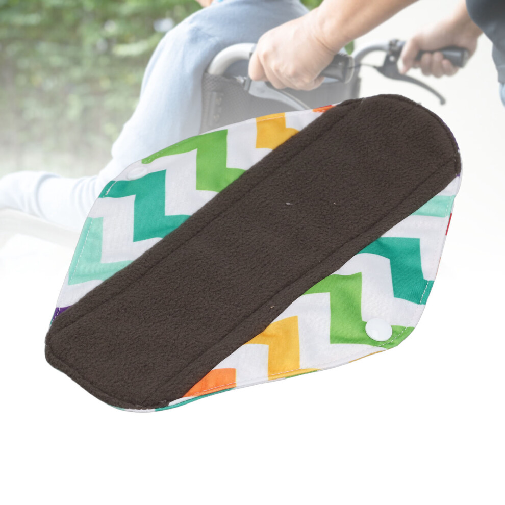 Reusable Bamboo Charcoal Menstrual Pads 18x25cm, Super Absorbent, Waterproof