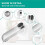 Periscope Dryer Vent Kit Adjustable Telescoping 4 Inch Stainless Steel Low Profile Duct 6