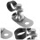 Clip Fixation Lampe Casque Dura Argenté Usage Casque 8