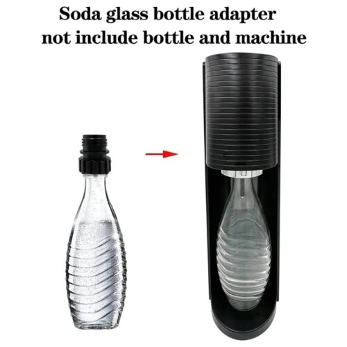 Sodas Water Bottles Adapter for Sodastreams Glass Bottles Quick Refill 2