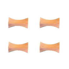 4 pezzi di poggia-bacchette in legno, tipo cuscino, forchetta e cucchiaio, decorazione per la tavola (vita spessa)