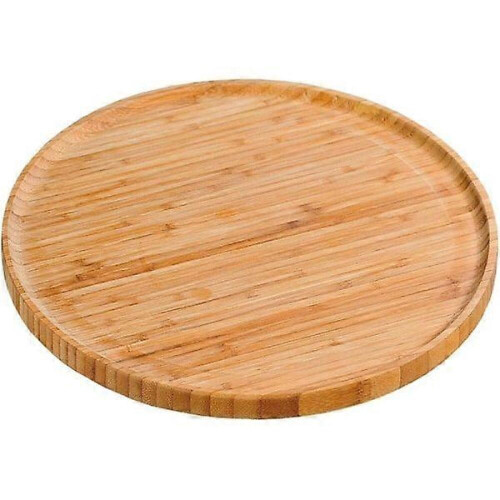 Assiette à pizza 32 cm en bambou, vaisselle en bois