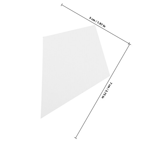 100Pièces Papier Pour Patchwork Quilting Gabarits Créatifs Blancs 1