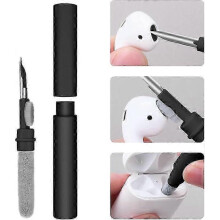 Kit com 2 canetas de limpeza para fones de ouvido sem fio, caneta de limpeza para eletrônicos, escova de limpeza para fones de ouvido, acess