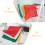 8Pièces Drapeaux À Main Arbitre Polyester Colorés Anti-Rouille 7