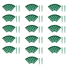 Support de jardinage multifonctionnel vert pour la plantation de fraisiers et de fleurs : système de plantation verticale optimisé pour un