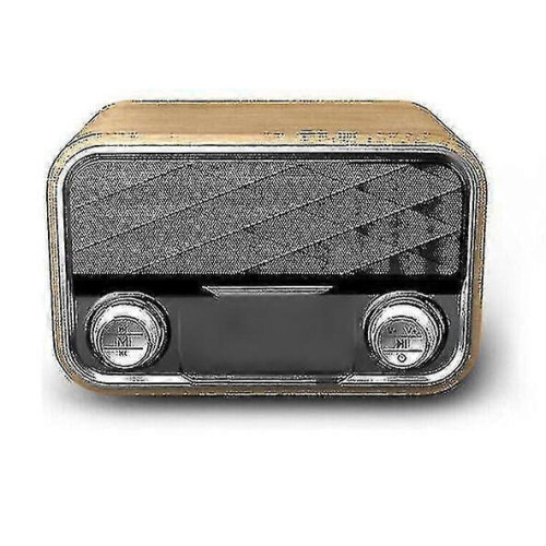 Bærbar Bluetooth-højttaler med retroradio i topklasse