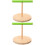 2Pièces Perchoir Table Bois Pour Perroquet Usage Animal 7