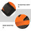 5Paires Pro PU Latex Orange Confort Grip Optimal 7