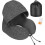 Cuscino da viaggio, cuscino da viaggio in memory foam, cuscino da viaggio con cappuccio, comodo cuscino da viaggio con cappuccio 1