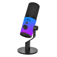 Dynamisches USB/XLR RGB-Desktop-Mikrofon für Podcasting, Aufnahmen, Gaming und Live-Streaming