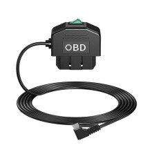(TYPEC-bocht) Intelligente OBD-dashboardcamerakabel met parkeermonitor, 3-draads ontwerp, autocamerakabel voor verbeterde voertuigbeveiligin