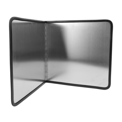 Protector de salpicaduras plegable para estufa 304 plateado 30 cm 1