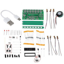 Ηλεκτρονικό όργανο πιάνου με άρπα 51 Scm The Music Box Puzzle Technology Kit Diy