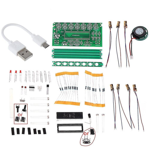 Ηλεκτρονικό όργανο πιάνου με άρπα 51 Scm The Music Box Puzzle Technology Kit Diy