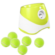 (3 palloa) Koiran automaattinen pallonheitin, jossa on 3/6/9 palloa, kestävä pallonheittolaite pienille ja keskikokoisille koirille