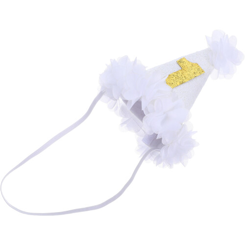 4Pièces Enfant Anniversaire Blanches Tissu Confortable 2