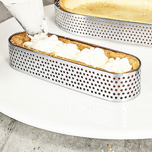 2Pièces Cercle De Cuisson À Tarte Acier Inoxydable Pour 2