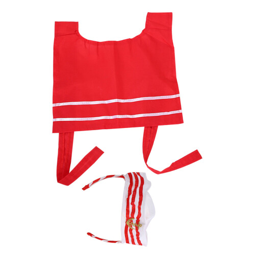 4Ensembles -Têtes Rouge En Polyester Pour Cosplay Marin 1