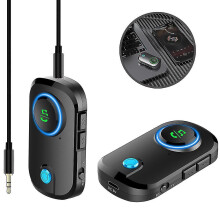 Transmisor y receptor Bluetooth 5.0 con micrófono