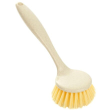 Brosse à vaisselle à long manche, brosse de cuisine à poils souples, prise en main confortable, brosse pour casseroles, réutilisable et effi