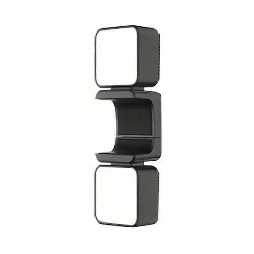 2 τεμάχια για το DJI OSMO Pocket 3 Mini LED Light Ρυθμιζόμενο απαλό φως 3 επιπέδων για φω