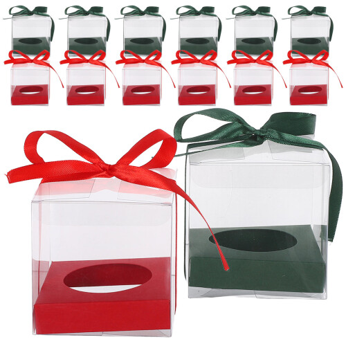 48Pièces Boîtes Claires Pour Mini-Cupcakes Protection Couleurs 1