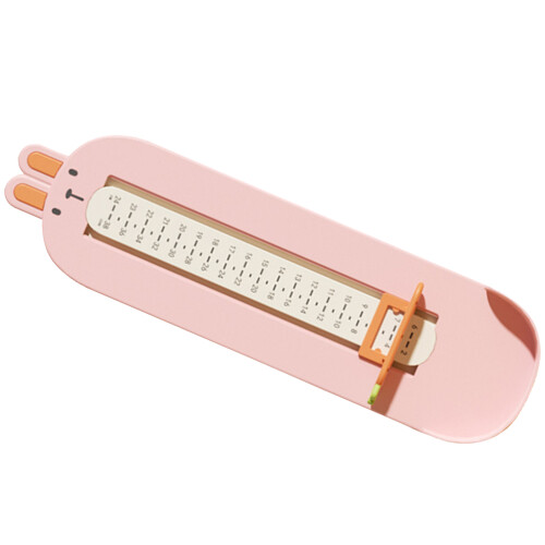 3Pièces Règle Mesure Rose ABS Pour Chaussure 2