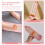 3Pièces Règle Mesure Rose ABS Pour Chaussure 7