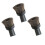 3-teiliges Set: 32 mm/1,25" Universal-Rundbürste mit weichen Borsten (38 mm lang) 1