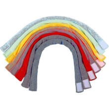 8-Pack Sensory Chew Necklaces for Kids, Soft Absorbent Terry Cloth Teething Chewlery YLE